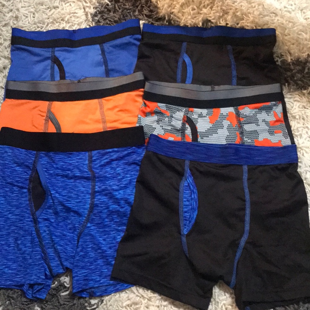 Boys Performance Boxer Briefs - Sm (6 pairs)